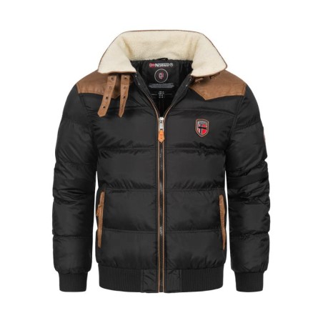 Geographical Norway Abramovitch Men Distribrands - Giacca Calda Uomo Casual - Cappotto Cappuccio Antivento - Giubbotto Caldo Inv
