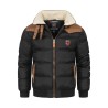 Geographical Norway Abramovitch Men Distribrands - Giacca Calda Uomo Casual - Cappotto Cappuccio Antivento - Giubbotto Caldo Inv