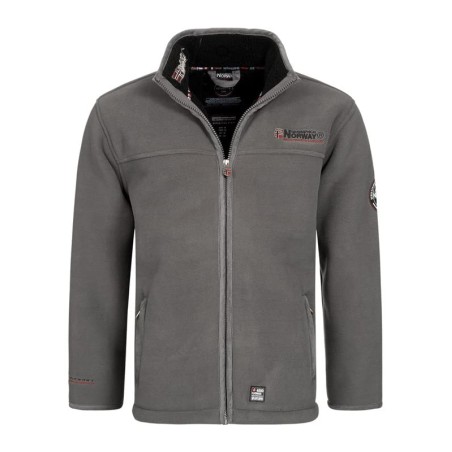 Geographical Norway Distribrands Ubolt Men - Uomo Warm Thick Fleece Zip - Uomo Warm Winter Sweatshirt Jacket Soft - Felpa A Mani