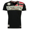 Geographical Norway Jidney Men - T-Shirt Cotone Uomo - Classica T-Shirt Estiva Logo - Camicia A Maniche Corta - Scollo V Regolar