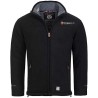 Geographical Norway - Giacca in pile Ureka da uomo, con calda fodera in pelliccia