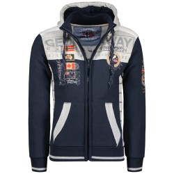 GEO NORWAY GEDAY Men- Sweat À Capuche Zippé Capuche - Sweats Shirts À Logo pour Homme - Sweat Shirt Chaud Manches Longues - Swea