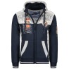 GEO NORWAY GEDAY Men- Sweat À Capuche Zippé Capuche - Sweats Shirts À Logo pour Homme - Sweat Shirt Chaud Manches Longues - Swea