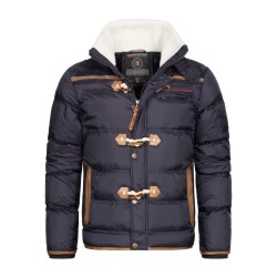 GEO NORWAY Amonai Men - Giacca da uomo invernale foderata di cappotto caldo - Giacca a vento a manica lunga