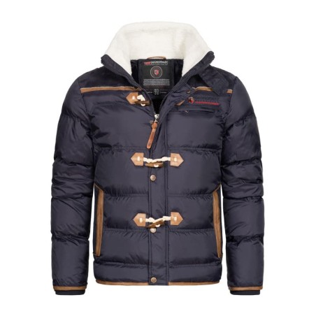 GEO NORWAY Amonai Men - Giacca da uomo invernale foderata di cappotto caldo - Giacca a vento a manica lunga