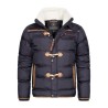 GEO NORWAY Amonai Men - Giacca da uomo invernale foderata di cappotto caldo - Giacca a vento a manica lunga