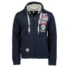 Geographical Norway Felpa Gotham Maglia Maniche Lunghe Uomo Zip Cappuccio WR650H/GN
