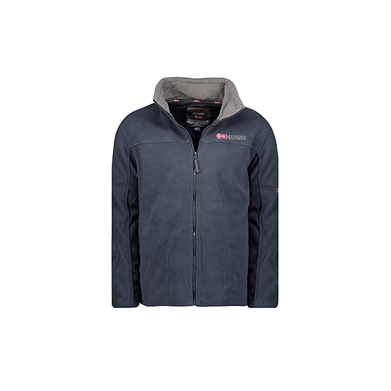 Geographical Norway TAMAZONIE MEN - Spessa E Calda Felpa Da Uomo Con Chiusura A Zip - Giacca Invernale Calda Da Uomo - Felpa A M