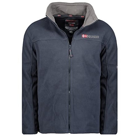 Geographical Norway TAMAZONIE MEN - Spessa E Calda Felpa Da Uomo Con Chiusura A Zip - Giacca Invernale Calda Da Uomo - Felpa A M