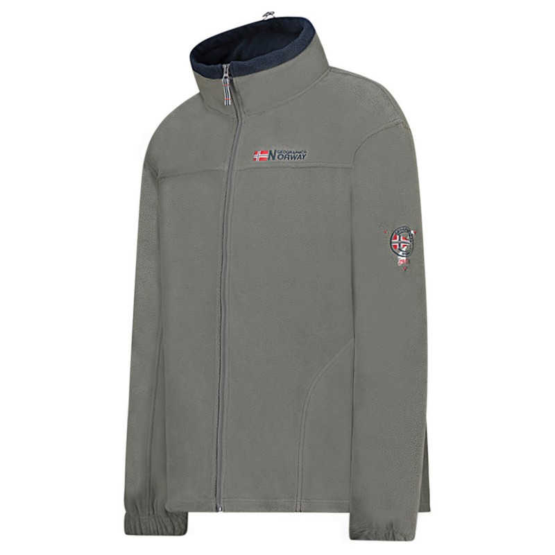 Geographical Norway TAMAZONIE MEN - Spessa E Calda Felpa Da Uomo Con Chiusura A Zip - Giacca Invernale Calda Da Uomo - Felpa A M
