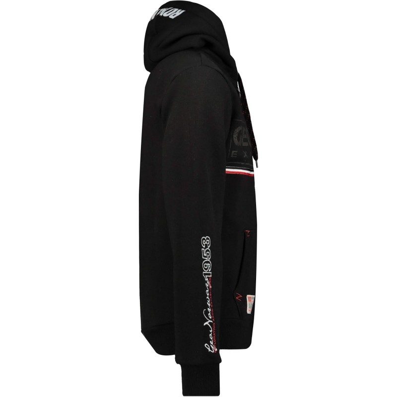 Geographical Norway Flipper Men - Felpa Cappuccio con Tasca A Canguro Uomo - Felpa Pullover Hoody Caldo A Maniche Lunghe - Abito
