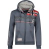 Geographical Norway Flipper Men - Felpa Cappuccio con Tasca A Canguro Uomo - Felpa Pullover Hoody Caldo A Maniche Lunghe - Abito