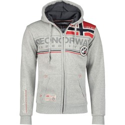 Geographical Norway Flipper Men - Felpa Cappuccio con Tasca A Canguro Uomo - Felpa Pullover Hoody Caldo A Maniche Lunghe - Abito