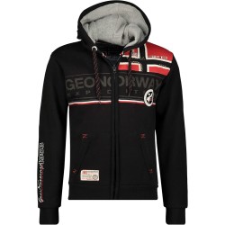 Geographical Norway Flipper Men - Felpa Cappuccio con Tasca A Canguro Uomo - Felpa Pullover Hoody Caldo A Maniche Lunghe - Abito