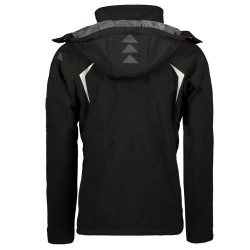 Geographical Norway Techno Men - Giacca Cappuccio Softshell Impermeabile Uomo - Giacca Vento Tattica Da Esterno - Escursionismo