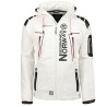 Geographical Norway Techno Men - Giacca Cappuccio Softshell Impermeabile Uomo - Giacca Vento Tattica Da Esterno - Escursionismo