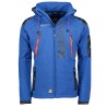 Geographical Norway Techno Men - Giacca Cappuccio Softshell Impermeabile Uomo - Giacca Vento Tattica Da Esterno - Escursionismo