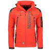Geographical Norway Techno Men - Giacca Cappuccio Softshell Impermeabile Uomo - Giacca Vento Tattica Da Esterno - Escursionismo