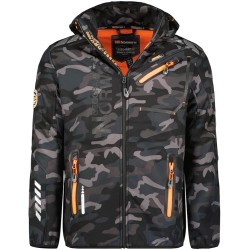 Geographical Norway ROYAUTE MEN - Giacca Softshell Impermeabile Uomo - Giubbotto Cappuccio Traspirante All'aperto - Giacca Inver