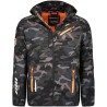 Geographical Norway ROYAUTE MEN - Giacca Softshell Impermeabile Uomo - Giubbotto Cappuccio Traspirante All'aperto - Giacca Inver