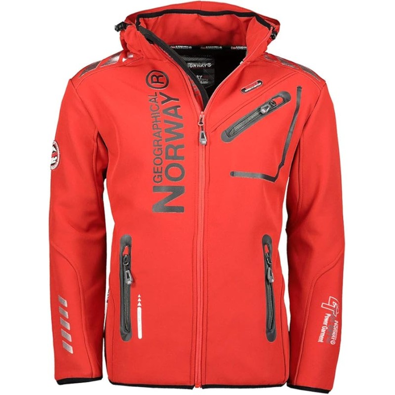 Geographical Norway Giacca Royaute Giubbotto Invernale Uomo 100% Poliestere Grigio Scuro