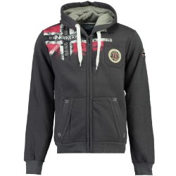 Geographical Norway FESPOTE Men - Felpa con Cappuccio, Tasca a Marsupio da Uomo, con Logo da Uomo, Calda, a Maniche Lunghe, per