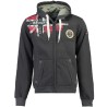 Geographical Norway FESPOTE Men - Felpa con Cappuccio, Tasca a Marsupio da Uomo, con Logo da Uomo, Calda, a Maniche Lunghe, per
