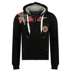 Geographical Norway FESPOTE Men - Felpa con Cappuccio, Tasca a Marsupio da Uomo, con Logo da Uomo, Calda, a Maniche Lunghe, per