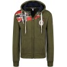 Geographical Norway FESPOTE Men - Felpa con Cappuccio, Tasca a Marsupio da Uomo, con Logo da Uomo, Calda, a Maniche Lunghe, per