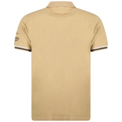 Geographical Norway Kidney Men - Polo da Uomo con Stampa Classica, in Cotone, a Maniche Corte, Casual, con Colletto a Bottone, S