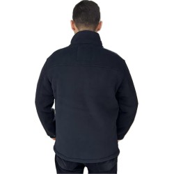 Threelands pioneer Giacca Invernale da Uomo in pile Imbottito di pelliccia ecologica, cappotto con zip elegante e Fodera calda,