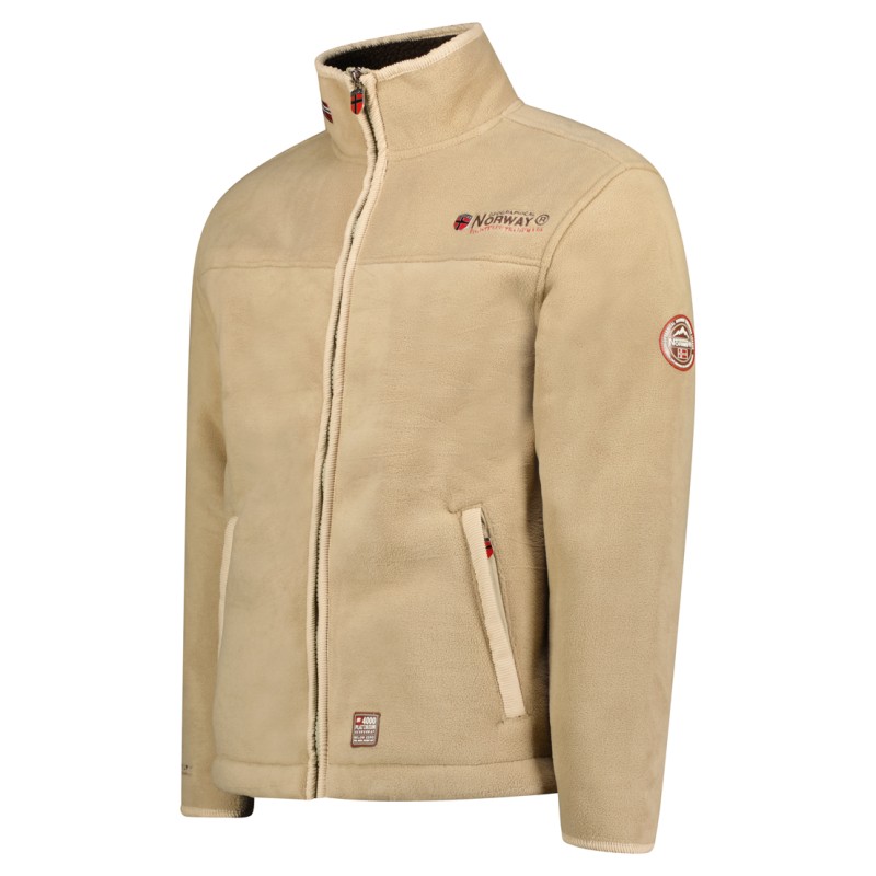 Geographical Norway Distribrands Ubolt Men - Uomo Warm Thick Fleece Zip - Uomo Warm Winter Sweatshirt Jacket Soft - Felpa A Mani