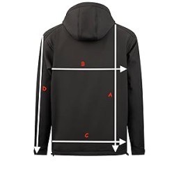Threelands pioneer Giubbotto uomo softshell con Cappuccio da trekking, Giacca lavoro Tecnica per Escursionismo antivento e idror
