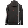 Threelands pioneer Giubbotto uomo softshell con Cappuccio da trekking, Giacca lavoro Tecnica per Escursionismo antivento e idror
