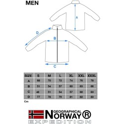 Geographical Norway Giacca in pile da uomo Contrast Shoulder con logo e 2 tasche con zip