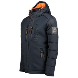 Geographical Norway Beachwood Men - Cappotto Antivento Uomo - Giacca Invernale Caldo - Giacca Con Fodera Impermeabile Resistente