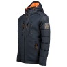 Geographical Norway Beachwood Men - Cappotto Antivento Uomo - Giacca Invernale Caldo - Giacca Con Fodera Impermeabile Resistente
