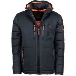 Geographical Norway Beachwood Men - Cappotto Antivento Uomo - Giacca Invernale Caldo - Giacca Con Fodera Impermeabile Resistente