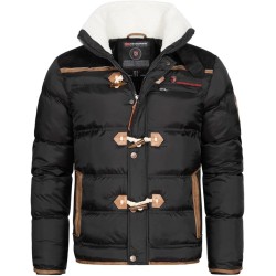 GEO NORWAY Amonai Men - Giacca da uomo invernale foderata di cappotto caldo - Giacca a vento a manica lunga