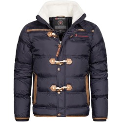 GEO NORWAY Amonai Men - Giacca da uomo invernale foderata di cappotto caldo - Giacca a vento a manica lunga