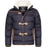 GEO NORWAY Amonai Men - Giacca da uomo invernale foderata di cappotto caldo - Giacca a vento a manica lunga