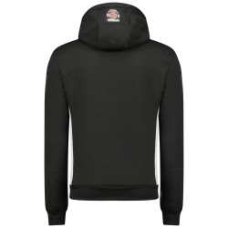 Geographical Norway Gafont Men - Felpa Uomo con Cappuccio Tasche Zip - Felpe Pullover Hoody Neve A Maniche Lunghe - Abito Ideale