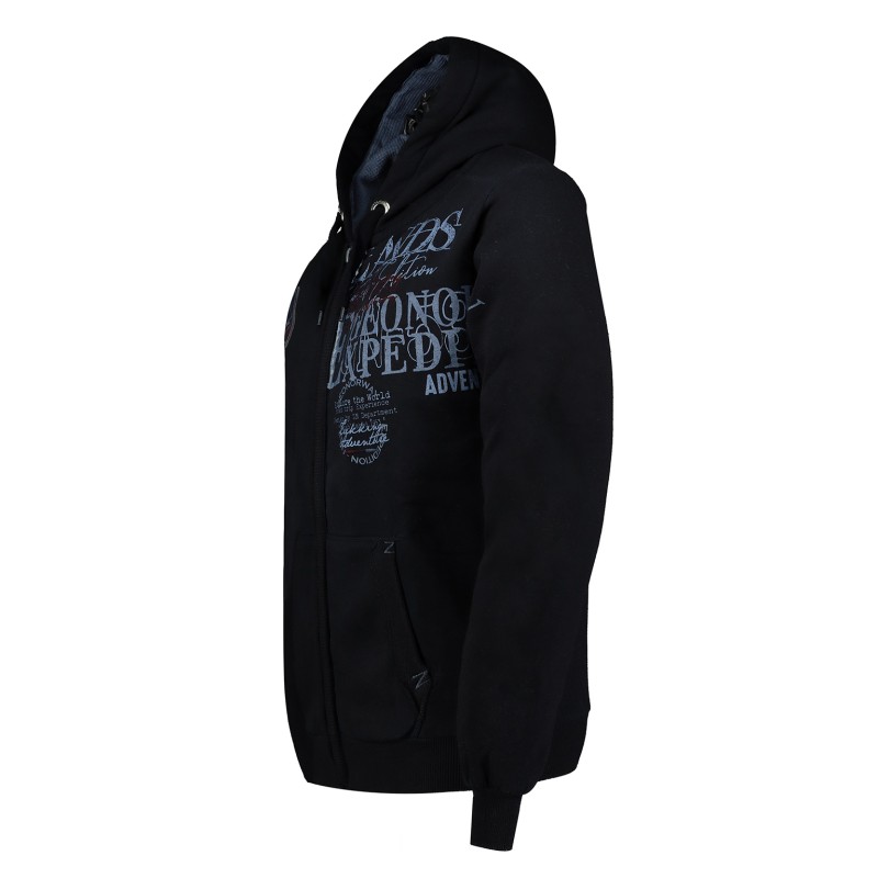 Geographical Norway Gadventure Men - Felpa Cappuccio con Tasca A Canguro Uomo - Felpa Pullover Hoody Caldo A Maniche Lunghe - Ab