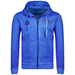Geographical Norway Gadventure Men - Felpa Cappuccio con Tasca A Canguro Uomo - Felpa Pullover Hoody Caldo A Maniche Lunghe - Ab