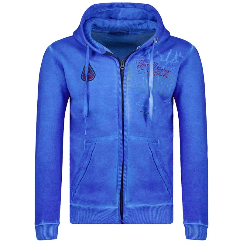 Geographical Norway Gadventure Men - Felpa Cappuccio con Tasca A Canguro Uomo - Felpa Pullover Hoody Caldo A Maniche Lunghe - Ab