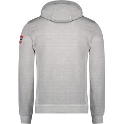 Geographical Norway Gionel Men - Felpa Cappuccio con Tasca A Canguro Uomo - Felpa Pullover Hoody Caldo A Maniche Lunghe - Abito