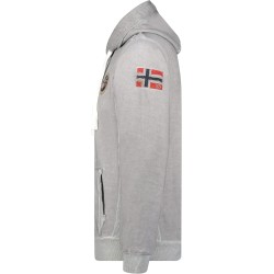 Geographical Norway Gionel Men - Felpa Cappuccio con Tasca A Canguro Uomo - Felpa Pullover Hoody Caldo A Maniche Lunghe - Abito