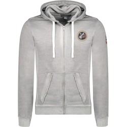 Geographical Norway Gionel Men - Felpa Cappuccio con Tasca A Canguro Uomo - Felpa Pullover Hoody Caldo A Maniche Lunghe - Abito