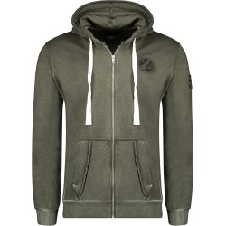 Geographical Norway Gionel Men - Felpa Cappuccio con Tasca A Canguro Uomo - Felpa Pullover Hoody Caldo A Maniche Lunghe - Abito