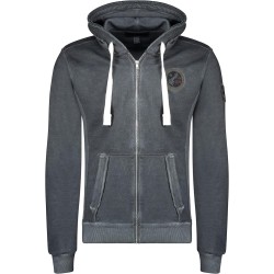 Geographical Norway Gionel Men - Felpa Cappuccio con Tasca A Canguro Uomo - Felpa Pullover Hoody Caldo A Maniche Lunghe - Abito